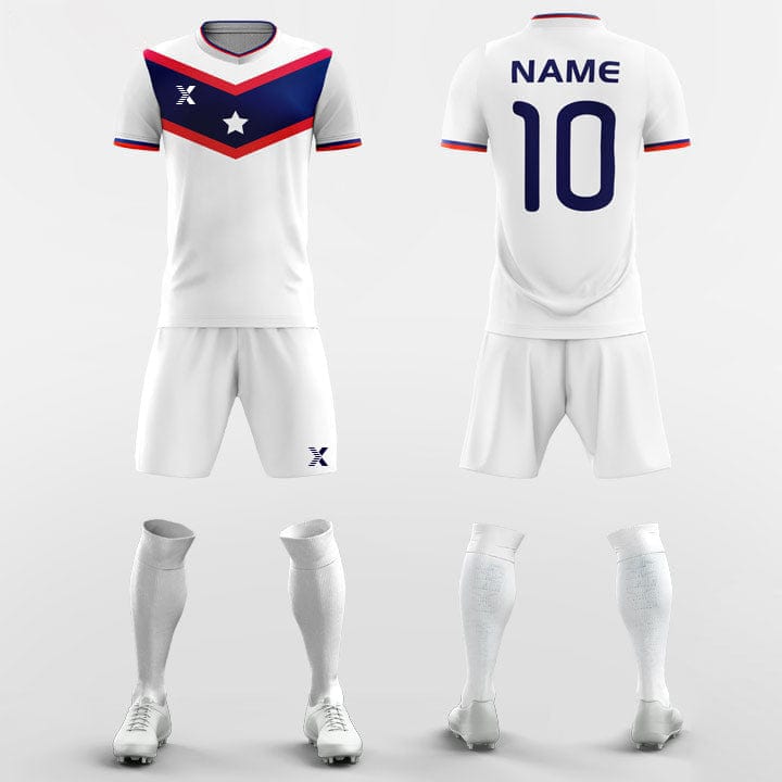 XTeamwear Soccer Uniforms Honor Star - Custom Soccer Jerseys Kit Sublimated for University