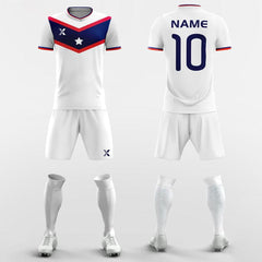 XTeamwear Soccer Uniforms Honor Star - Custom Soccer Jerseys Kit Sublimated for University