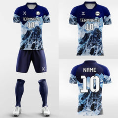 XTeamwear Soccer Uniforms Ice Berg - Custom Soccer Jerseys Kit Sublimated Design