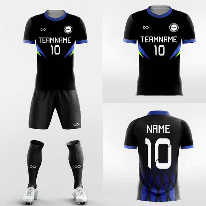 XTeamwear Soccer Uniforms Ink Rhyme - Custom Soccer Jerseys Kit Sublimated for Team FT260320S