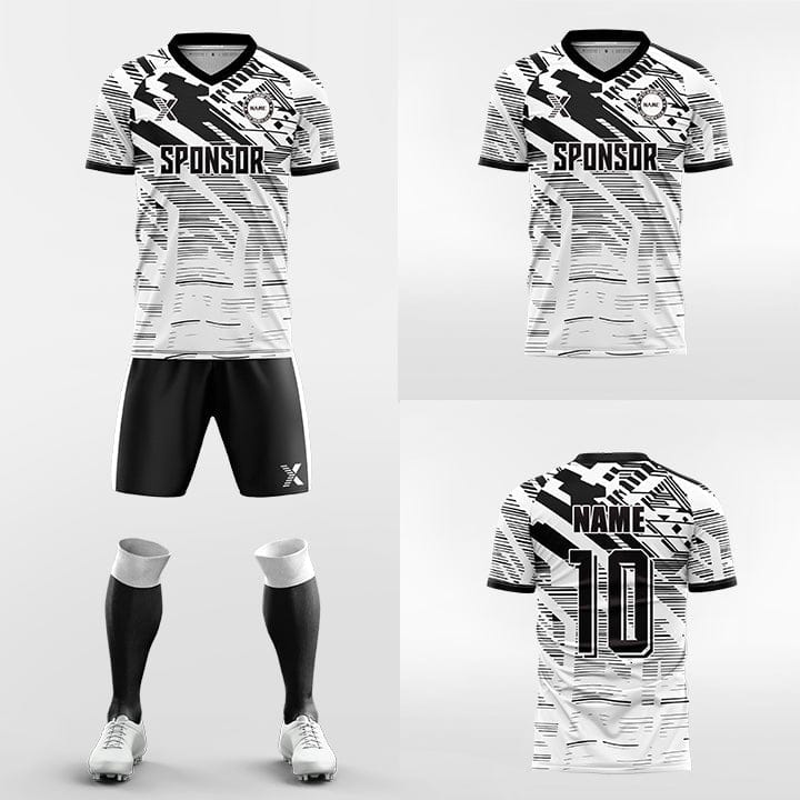 XTeamwear Soccer Uniforms Laser Mech - Custom Soccer Jerseys Kit Sublimated for Team