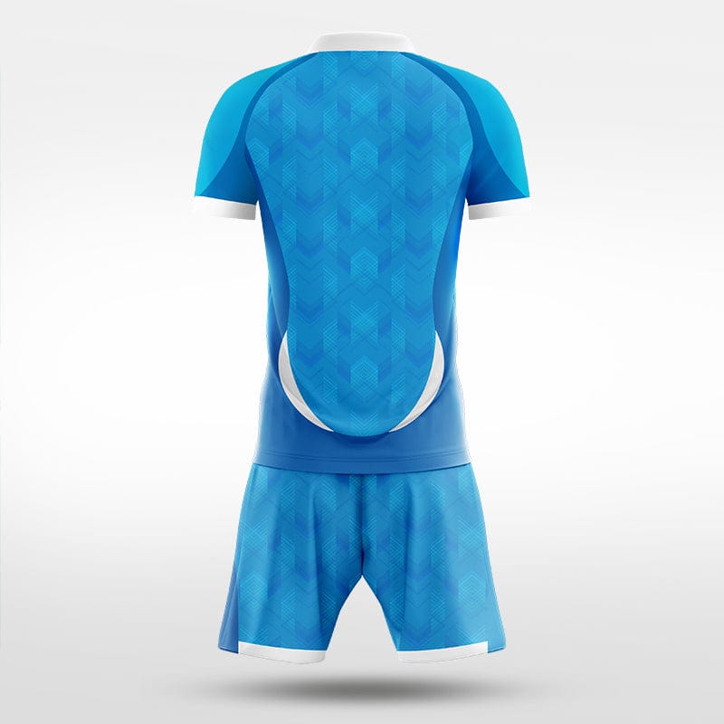 XTeamwear Soccer Uniforms Layered Peaks - Custom Soccer Jerseys Kit Sublimated for Team - WS204GCCL3