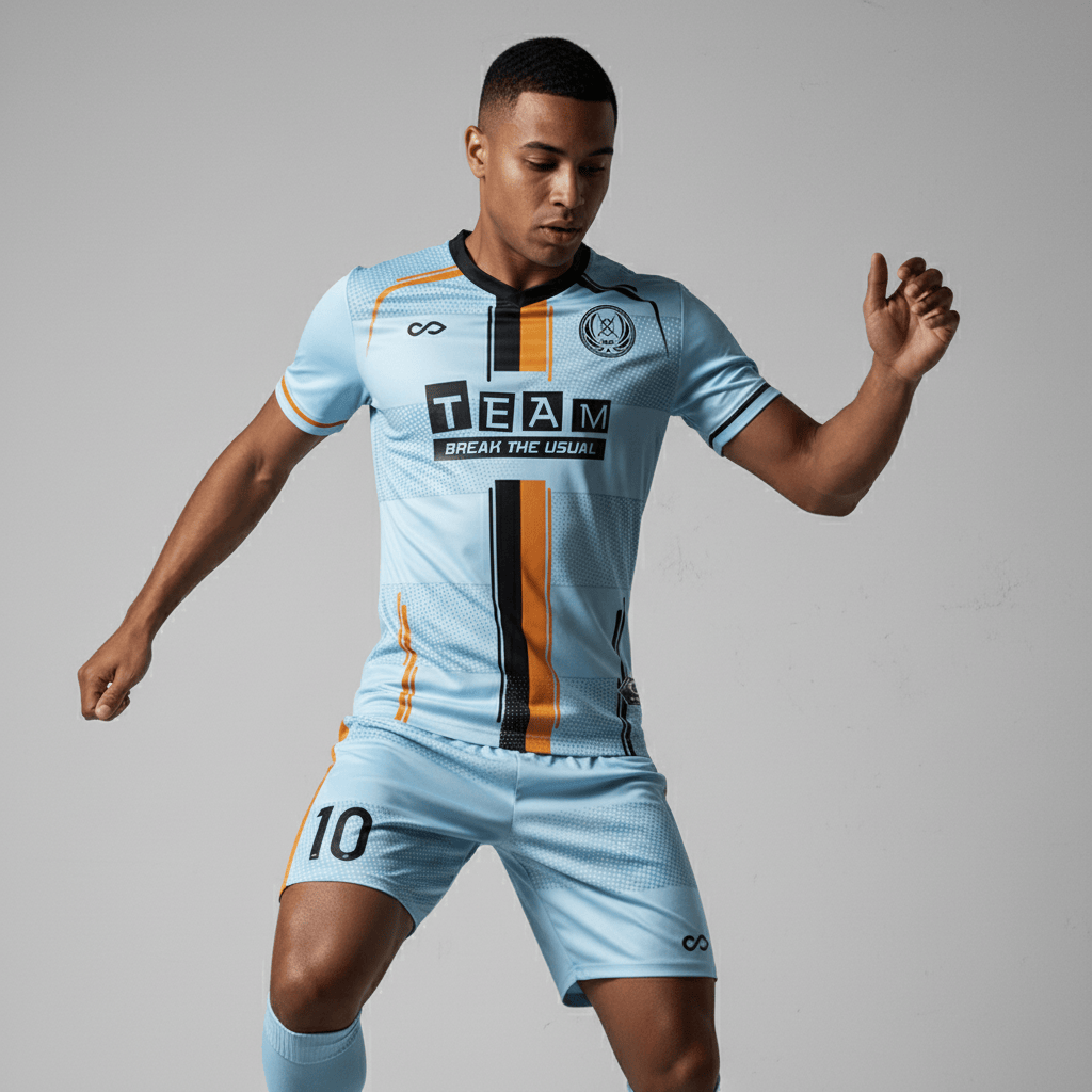 XTeamwear Soccer Uniforms Light blue / S The Peerless Generation(Three Generations) - Custom Soccer Jerseys Kit Sublimated for Team（Special Offer）