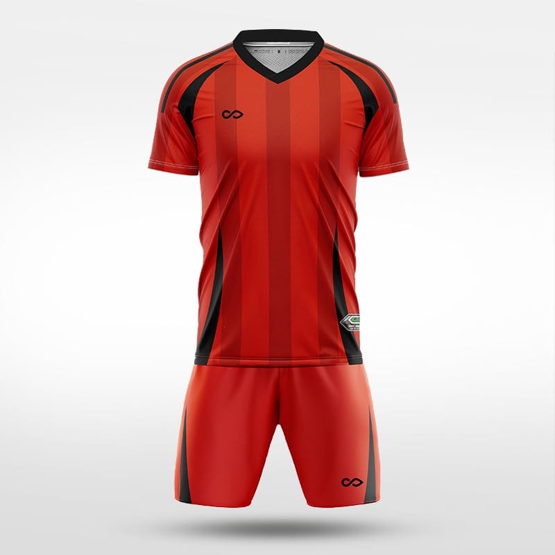 XTeamwear Soccer Uniforms Longitudinal edge - Custom Soccer Jerseys Kit Sublimated for Team - WS204GCZL3