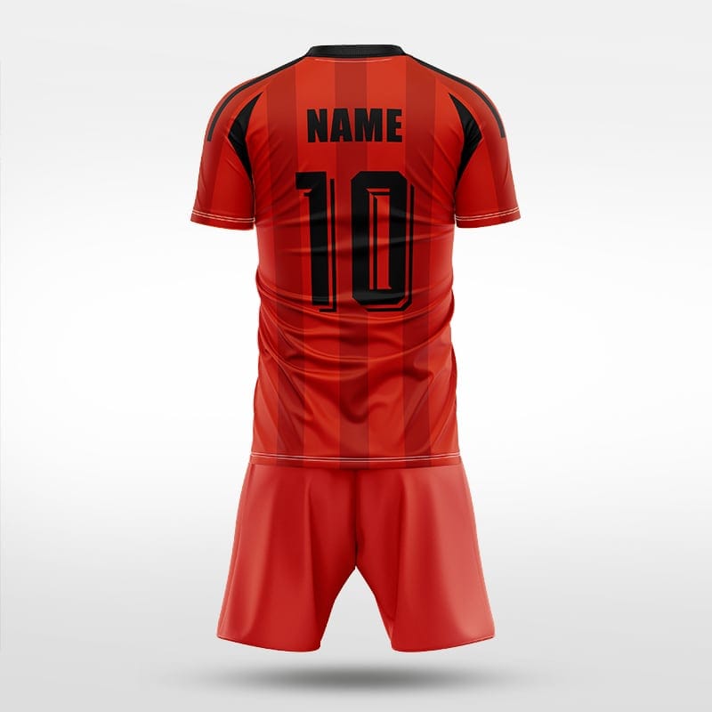 XTeamwear Soccer Uniforms Longitudinal edge - Custom Soccer Jerseys Kit Sublimated for Team - WS204GCZL3