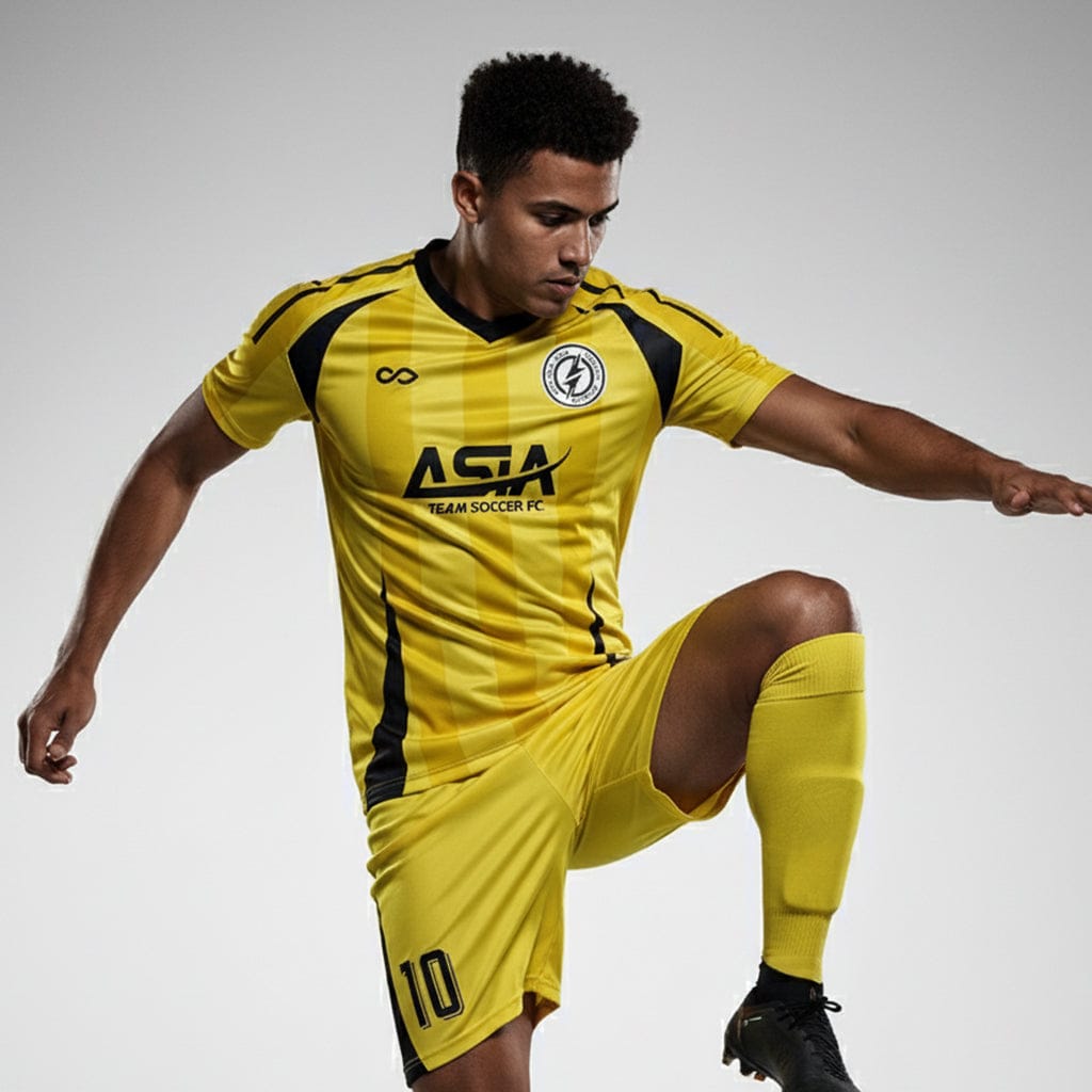 XTeamwear Soccer Uniforms Longitudinal edge - Custom Soccer Jerseys Kit Sublimated for Team - WS204GCZL3