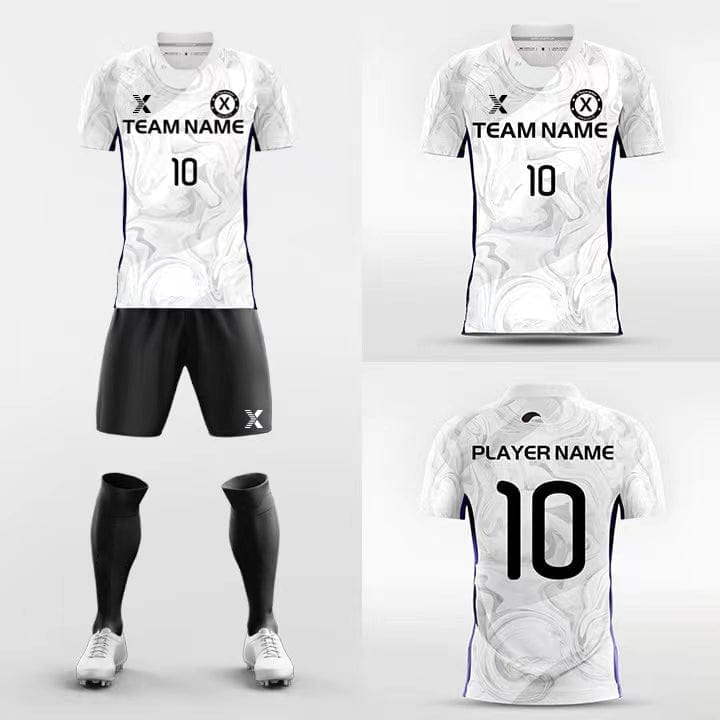 XTeamwear Soccer Uniforms Marble - Custom Soccer Jerseys Kit Sublimated for University