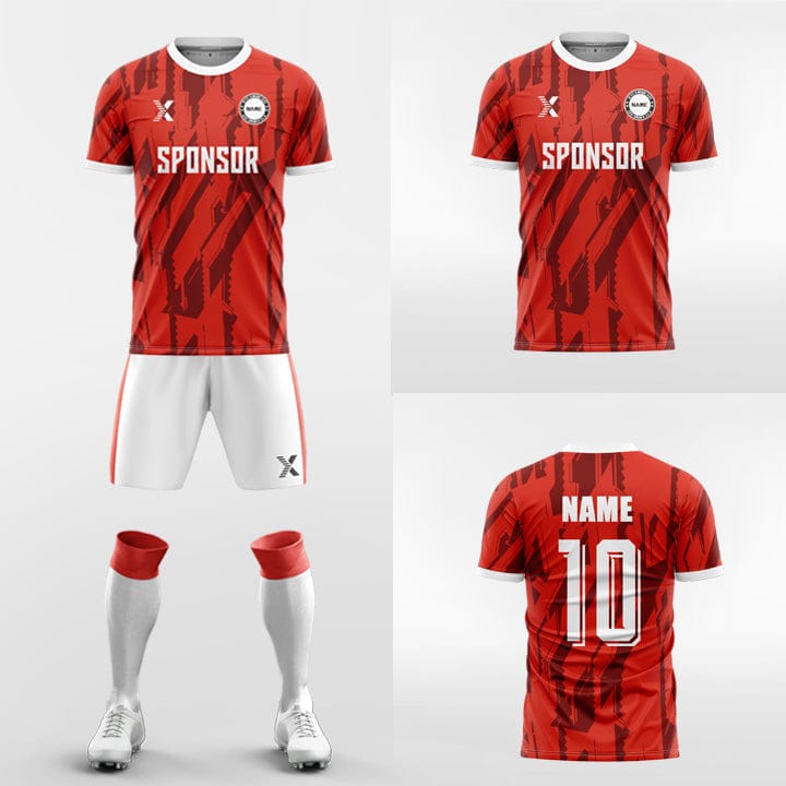 XTeamwear Soccer Uniforms Mecha - Custom Soccer Jerseys Kit Sublimated for Team