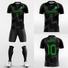 XTeamwear Soccer Uniforms Moire Pattern - Custom Soccer Jerseys Kit Sublimated for School