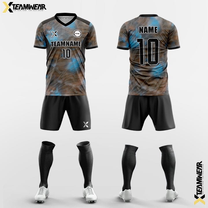 XTeamwear Soccer Uniforms Mottled halo - Custom Soccer Jerseys Kit Sublimated for Team