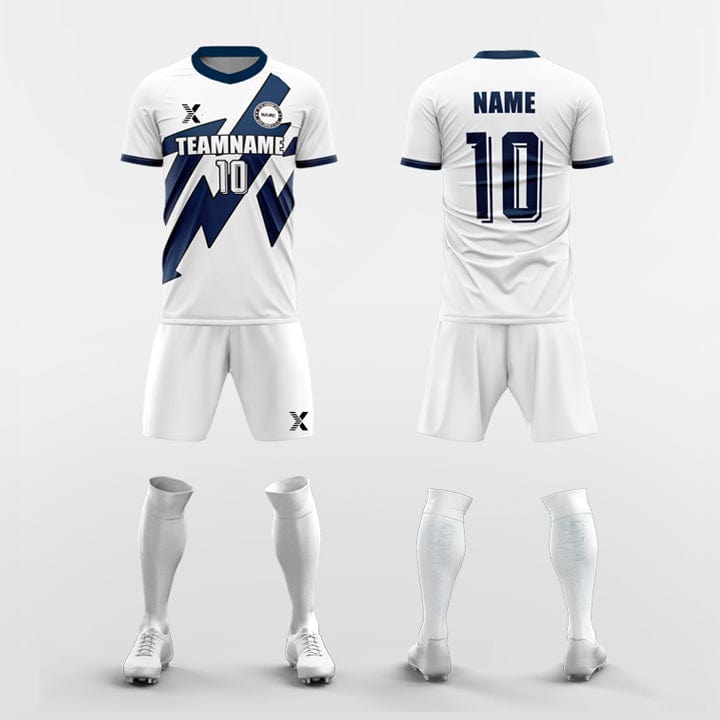 XTeamwear Soccer Uniforms Navy / S Power Z - Custom Soccer Jerseys Kit Sublimated Design
