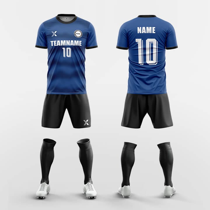 XTeamwear Soccer Uniforms Navy / S Ray 2 - Custom Soccer Jerseys Kit Sublimated Design