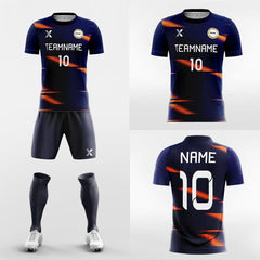 XTeamwear Soccer Uniforms Neon Light - Custom Soccer Jerseys Kit Sublimated for Academy