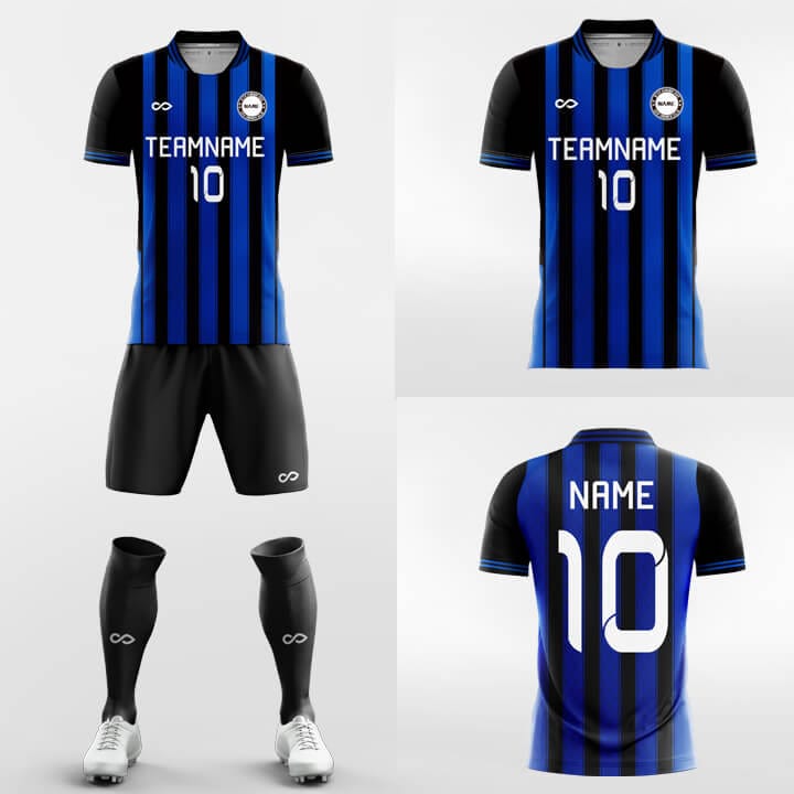 XTeamwear Soccer Uniforms Nerazzurri - Custom Soccer Jerseys Kit Sublimated for Team FT260323S