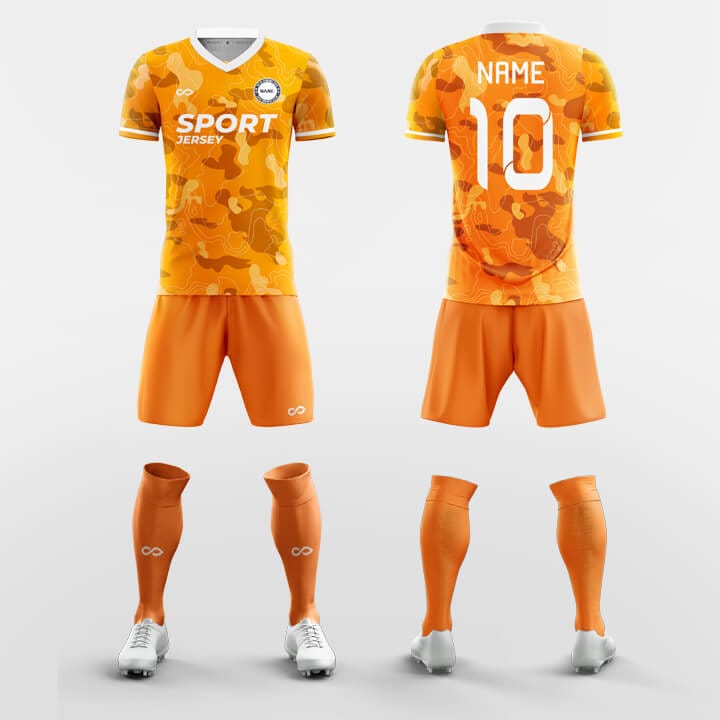 XTeamwear Soccer Uniforms Orange / S Foam - Custom Soccer Jerseys Kit Sublimated for Club FT260123S