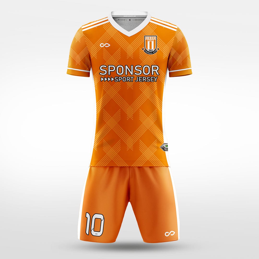 XTeamwear Soccer Uniforms orange / S siege - Custom Soccer Jerseys Kit Sublimated for Team - WS204GCWC3