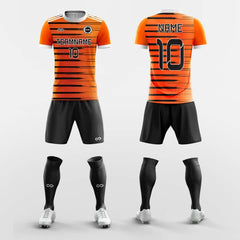 XTeamwear Soccer Uniforms Orange / S Tiger Roar- Custom Soccer Jerseys Kit Sublimation for Club