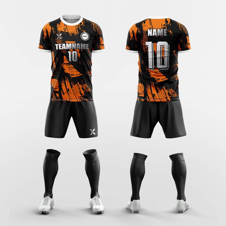 XTeamwear Soccer Uniforms Orange / S Venom - Custom Soccer Jerseys Kit Sublimated Design
