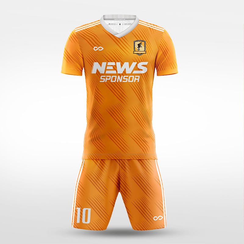 XTeamwear Soccer Uniforms orange / S Wind Mark - Custom Soccer Jerseys Kit Sublimated for Team - WS204GCFH3
