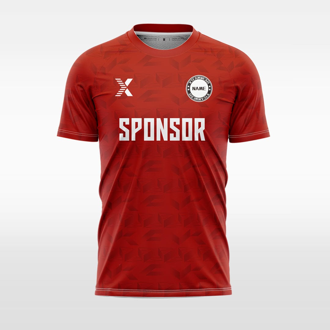 XTeamwear Soccer Uniforms Origami Arrangement- Custom Soccer Jerseys Kit Sublimated for Team