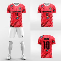 XTeamwear Soccer Uniforms Paintbrush-Custom Soccer Jerseys Kit Sublimated Design