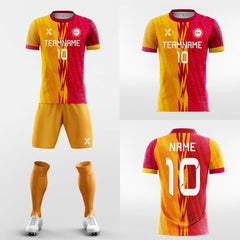 XTeamwear Soccer Uniforms Papaya - Custom Soccer Jerseys Kit for Academy