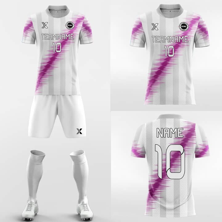 XTeamwear Soccer Uniforms Pink Ribbon - Custom Soccer Jerseys Kit Sublimated Design