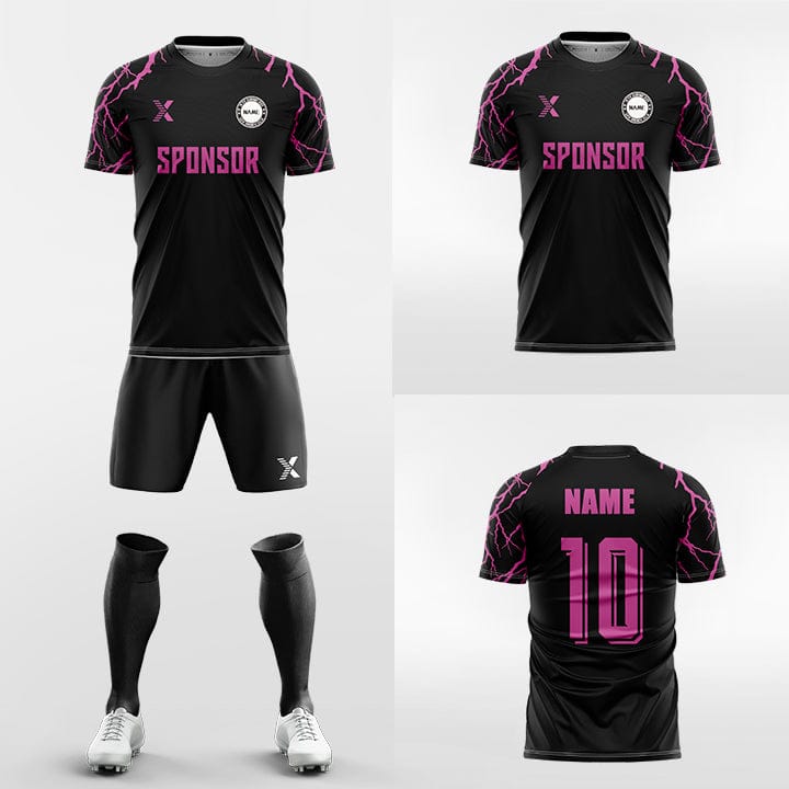 XTeamwear Soccer Uniforms pink / S Blood Power - Custom Soccer Jerseys Kit Sublimated for Team