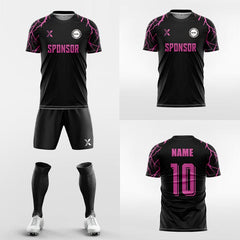 XTeamwear Soccer Uniforms pink / S Blood Power - Custom Soccer Jerseys Kit Sublimated for Team