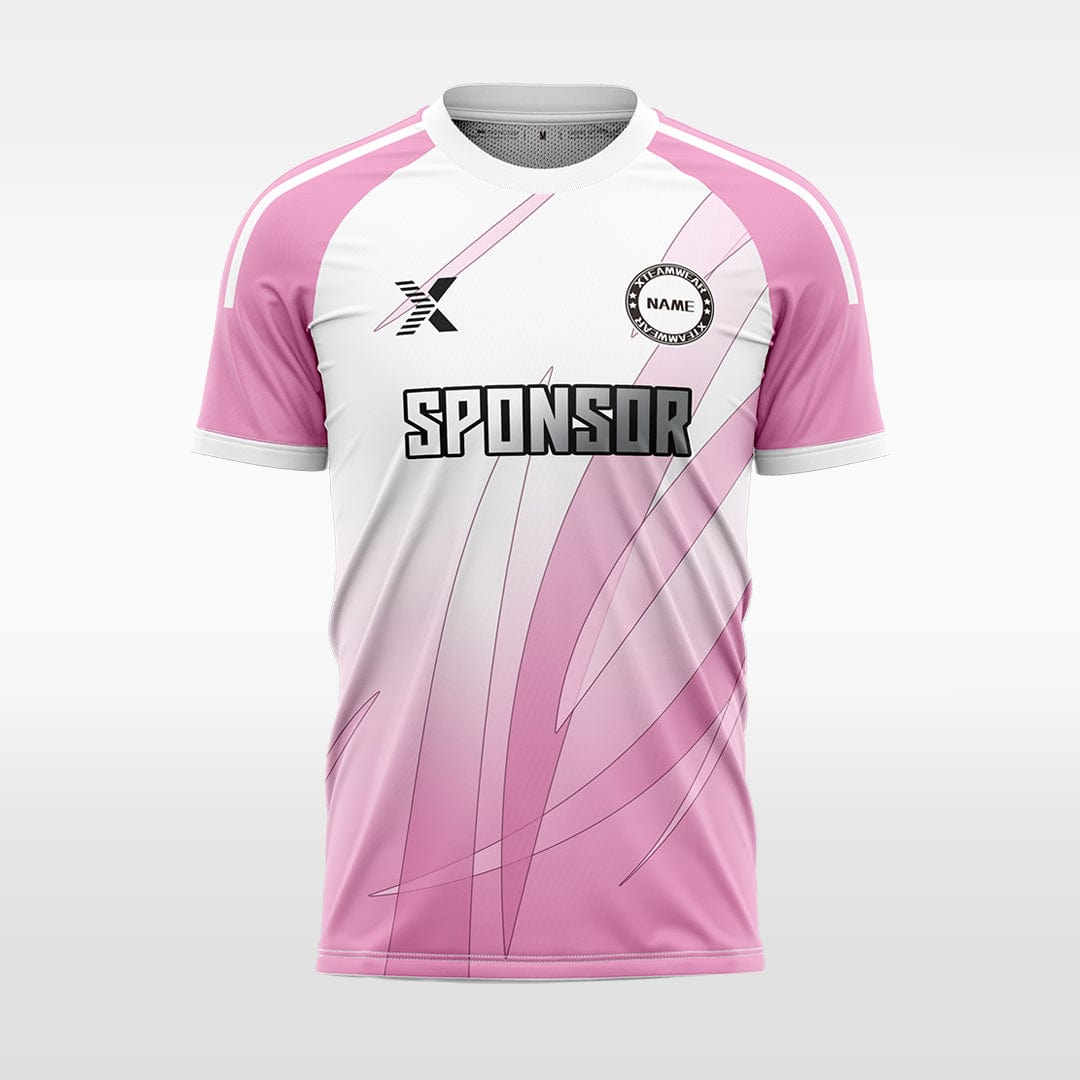 XTeamwear Soccer Uniforms Pink / S Custom Soccer Jersey – Minimalist Team with Number