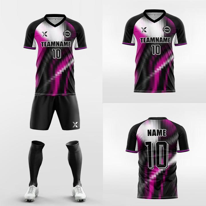 XTeamwear Soccer Uniforms Pink / S dappled light and shadow - Custom Soccer Jerseys Kit Sublimated for Team