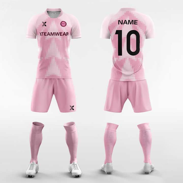 XTeamwear Soccer Uniforms Pink / S Mosaic - Custom Soccer Jerseys Kit Sublimated for Academy