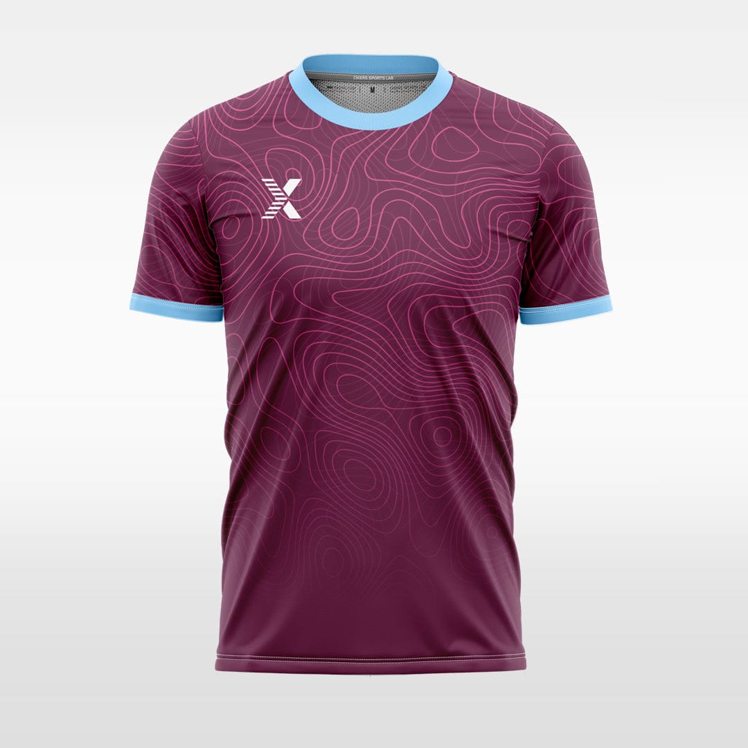 XTeamwear Soccer Uniforms pink / S Psychedelic lines - Custom Soccer Jerseys Kit Sublimated for Team