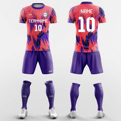 XTeamwear Soccer Uniforms Pink / S Stack - Custom Soccer Jerseys Kit Sublimated for Club