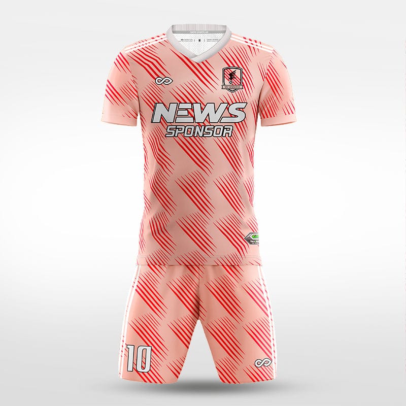 XTeamwear Soccer Uniforms pink / S Wind Mark - Custom Soccer Jerseys Kit Sublimated for Team - WS204GCFH3