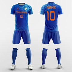 XTeamwear Soccer Uniforms Polygon - Custom Soccer Jerseys Kit Sublimated for University