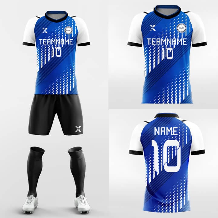 XTeamwear Soccer Uniforms Poseidon - Custom Soccer Jerseys Kit Sublimated Design