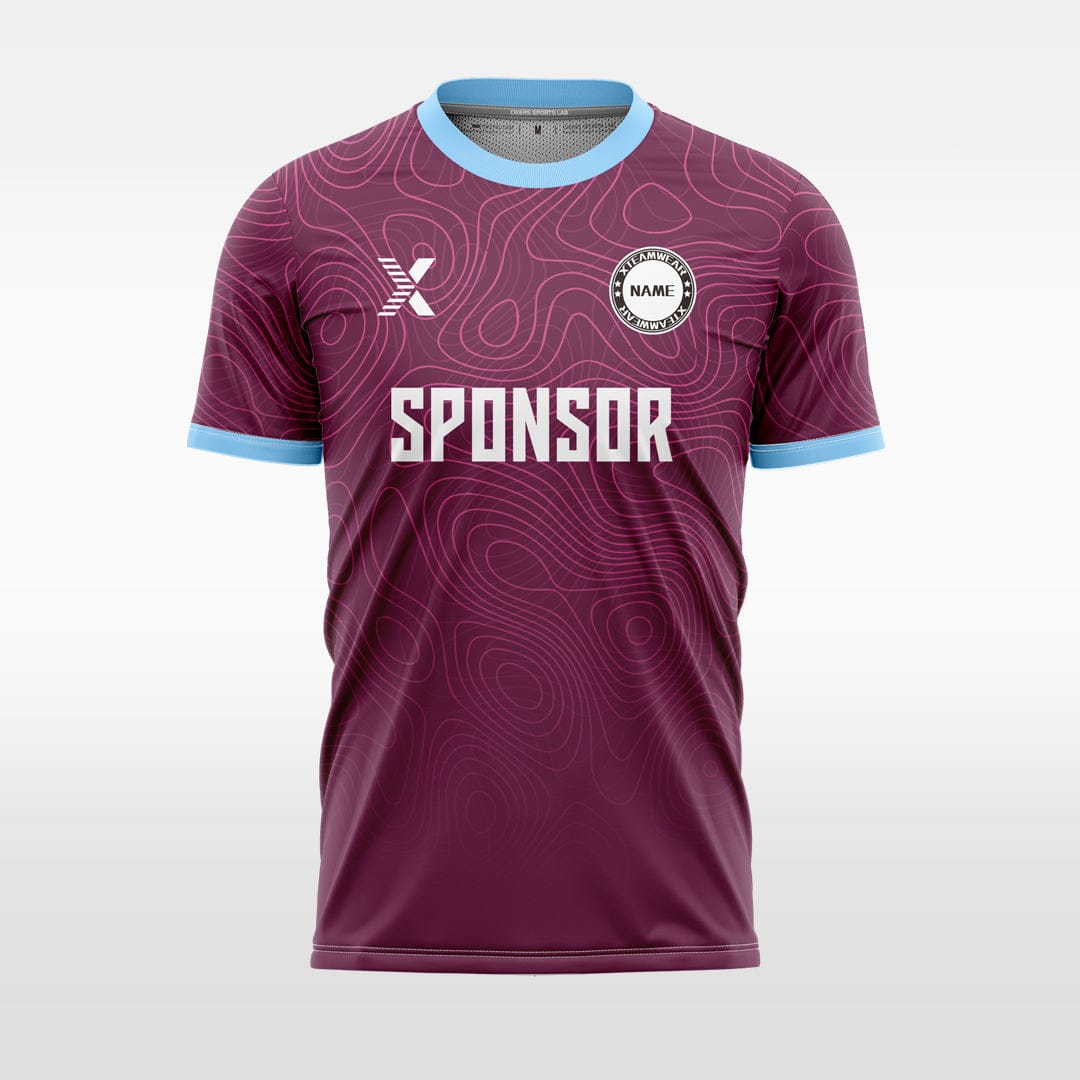 XTeamwear Soccer Uniforms Psychedelic lines - Custom Soccer Jerseys Kit Sublimated for Team