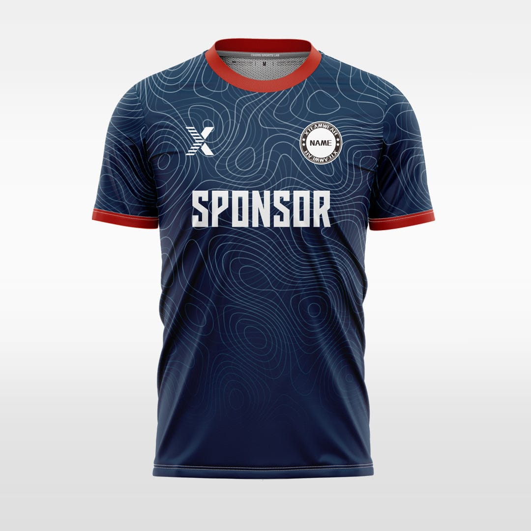 XTeamwear Soccer Uniforms Psychedelic lines - Custom Soccer Jerseys Kit Sublimated for Team