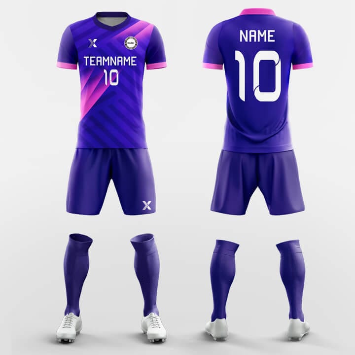 XTeamwear Soccer Uniforms Purple / S Gloriously Radiant - Custom Soccer Jerseys Kit Sublimated for Team FT260322S