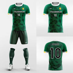 XTeamwear Soccer Uniforms Rainforest - Custom Soccer Jerseys Kit Sublimated Design