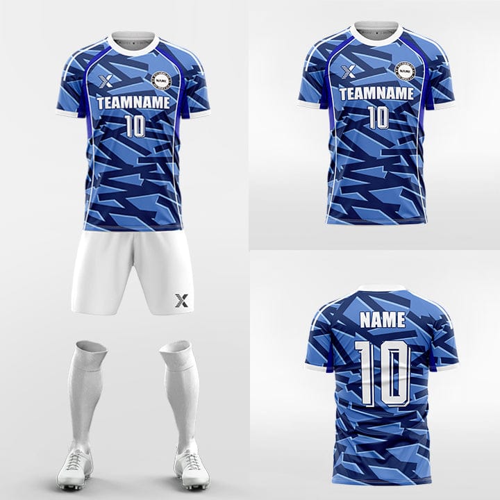 XTeamwear Soccer Uniforms Random clusters - Custom Soccer Jerseys Kit Sublimated for Team