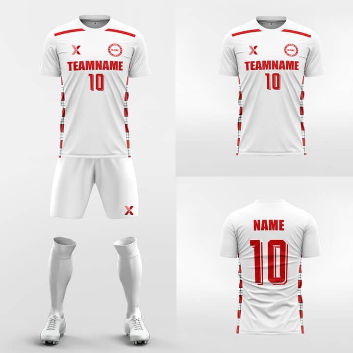 XTeamwear Soccer Uniforms Rave-Custom Soccer Jerseys Kit Sublimated Design