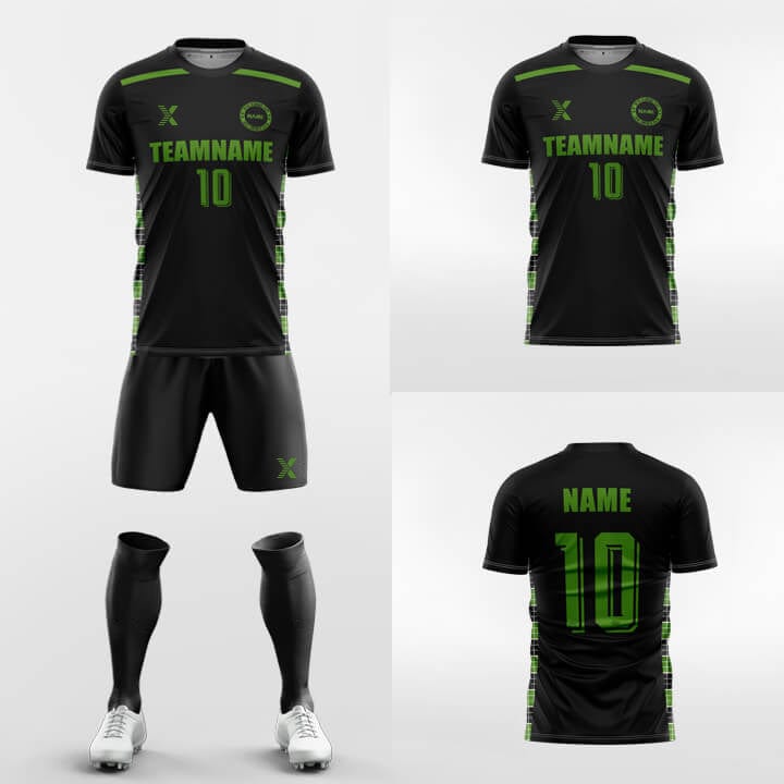 XTeamwear Soccer Uniforms Rave-Custom Soccer Jerseys Kit Sublimated Design