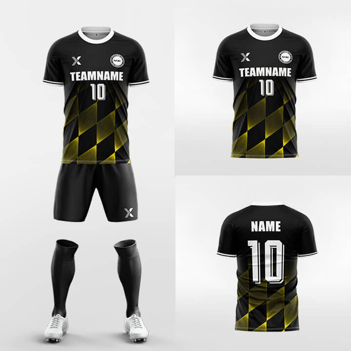 XTeamwear Soccer Uniforms Ray - Custom Soccer Jerseys Kit Sublimated Design