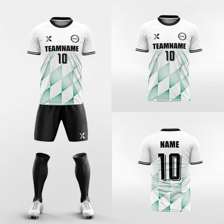XTeamwear Soccer Uniforms Ray - Custom Soccer Jerseys Kit Sublimated Design