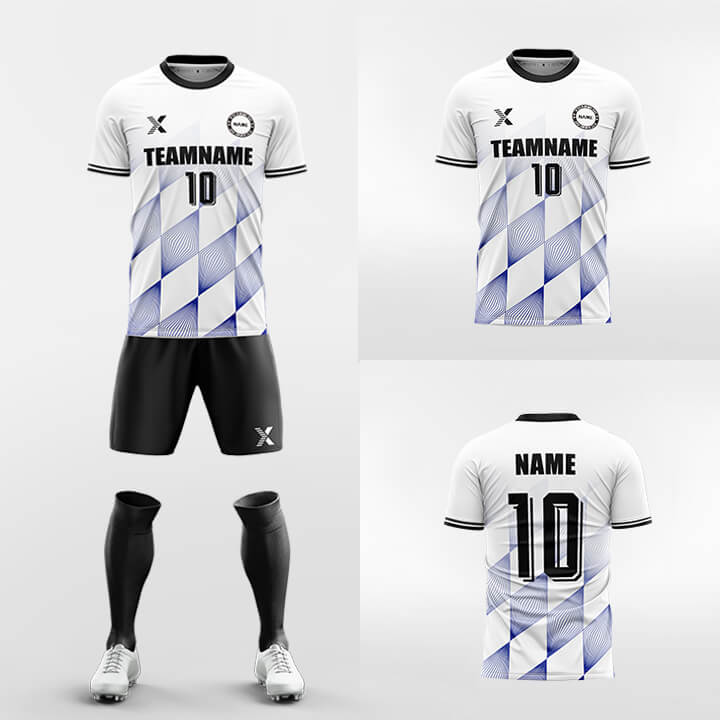 XTeamwear Soccer Uniforms Ray - Custom Soccer Jerseys Kit Sublimated Design