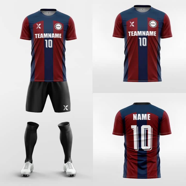 XTeamwear Soccer Uniforms Readily - Custom Soccer Jerseys Kit Sublimated Design