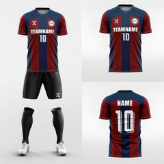 XTeamwear Soccer Uniforms Readily - Custom Soccer Jerseys Kit Sublimated Design