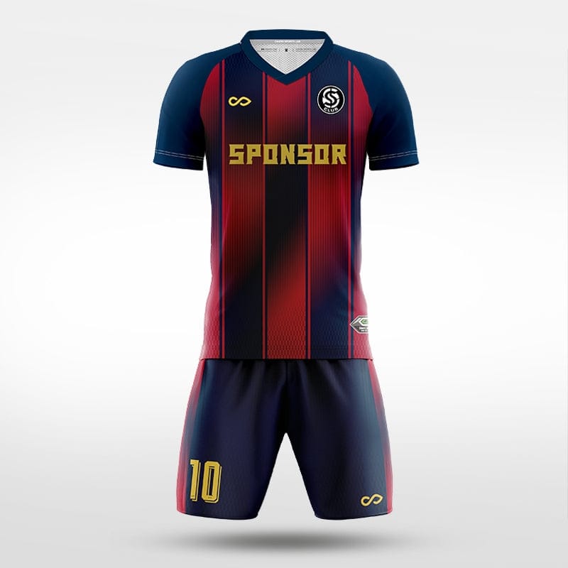 XTeamwear Soccer Uniforms red / S Emblem - Custom Soccer Jerseys Kit Sublimated for Team - WS204GCWY3